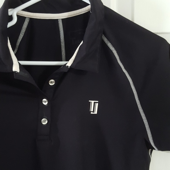 Taylor Jordan Short Sleeve Polo Black Large - Picture 2 of 3